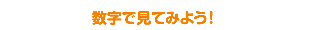 数字で見てみよう！